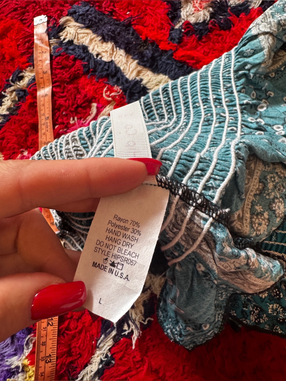 Y2K does 70s Bandana Print Stretch Tube Top Sz L - Picture 5 of 8